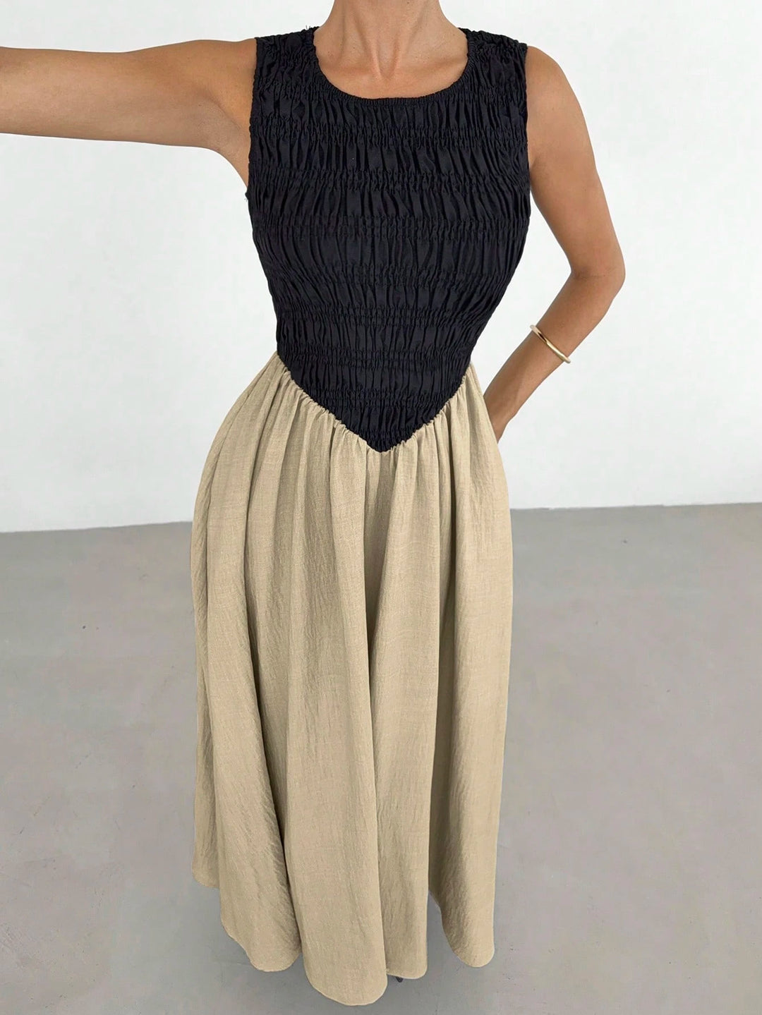 Rochie maxi SHEIN, mix culori