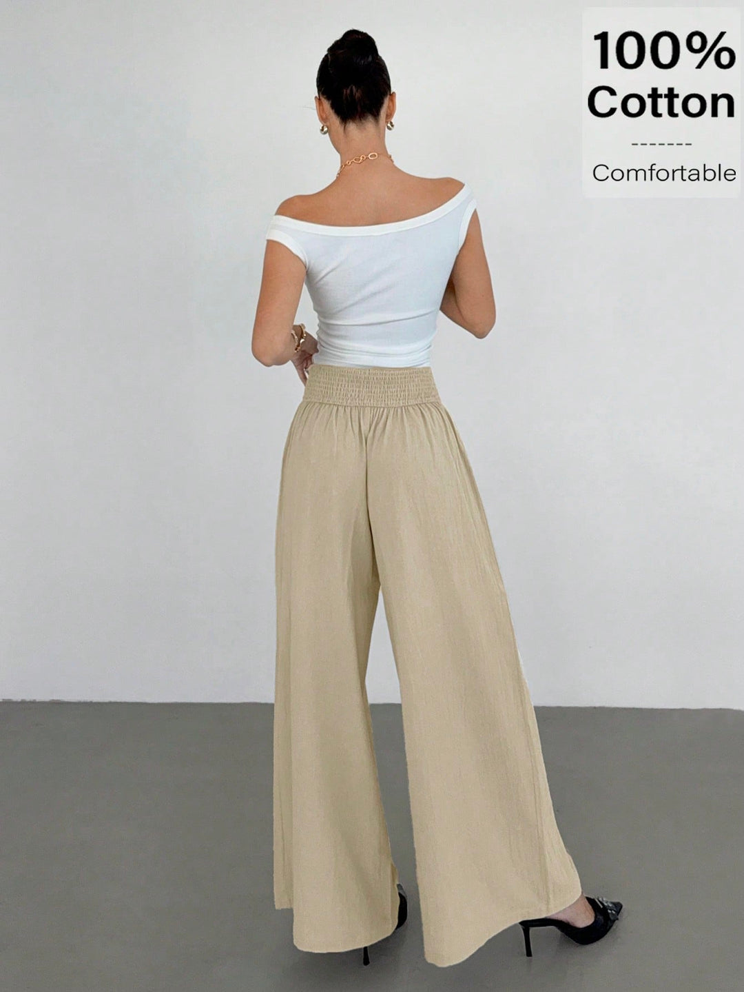 Pantaloni SHEIN, portocaliu