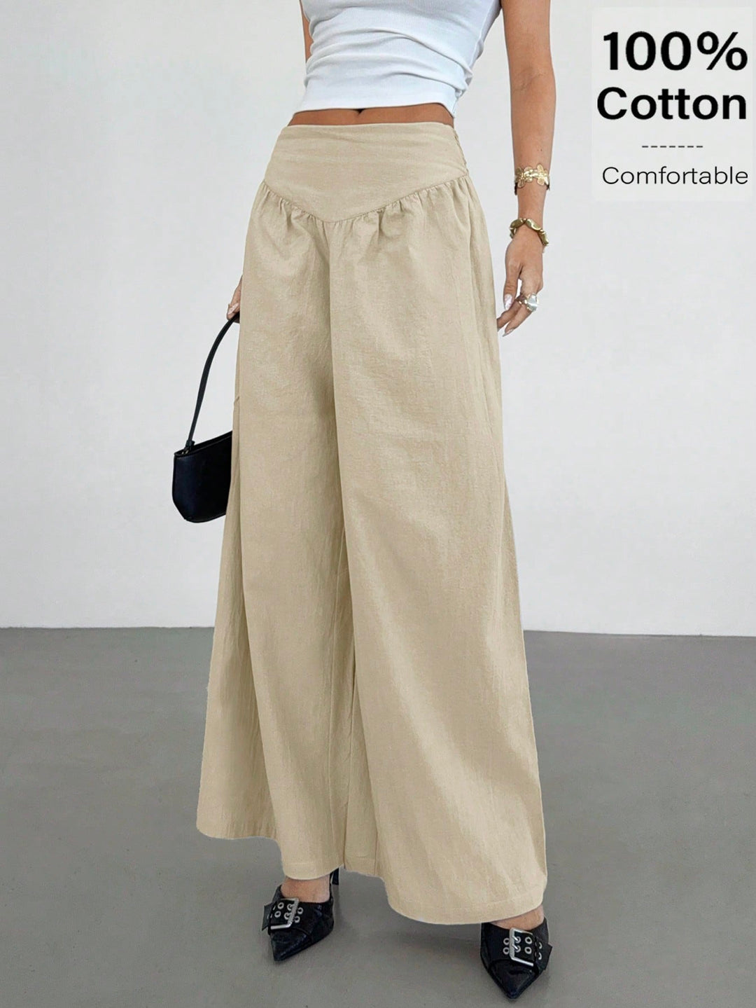 Pantaloni SHEIN, portocaliu