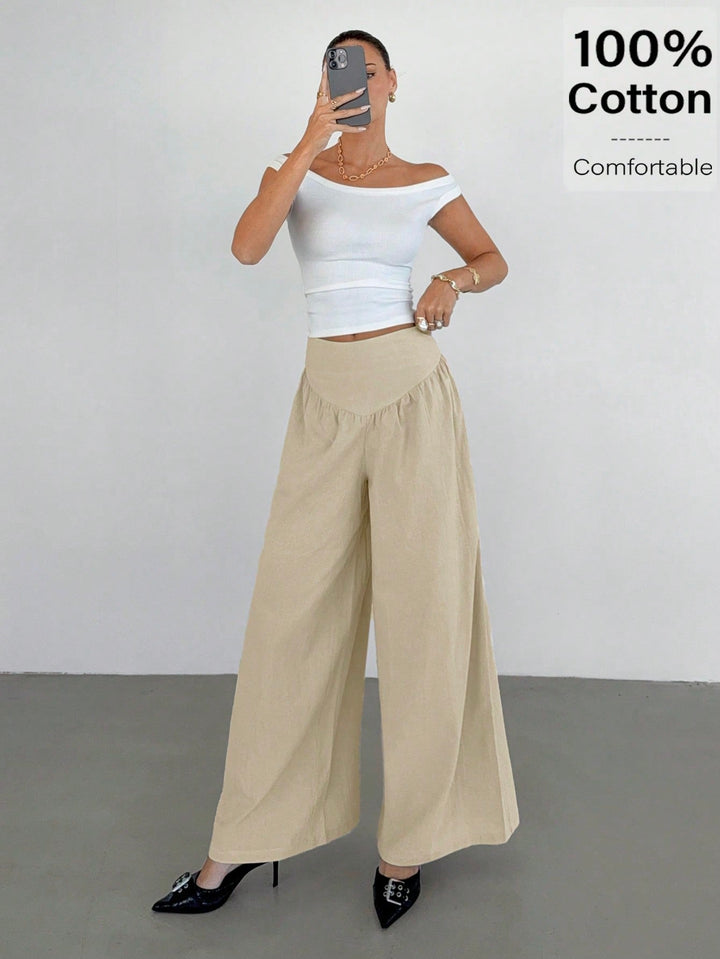 Pantaloni SHEIN, portocaliu