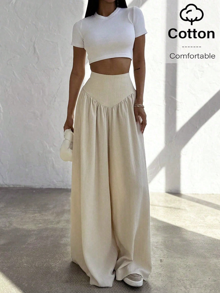 Pantaloni SHEIN, portocaliu