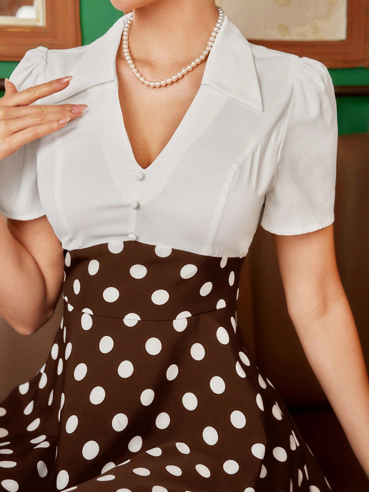 Rochie midi SHEIN, maro