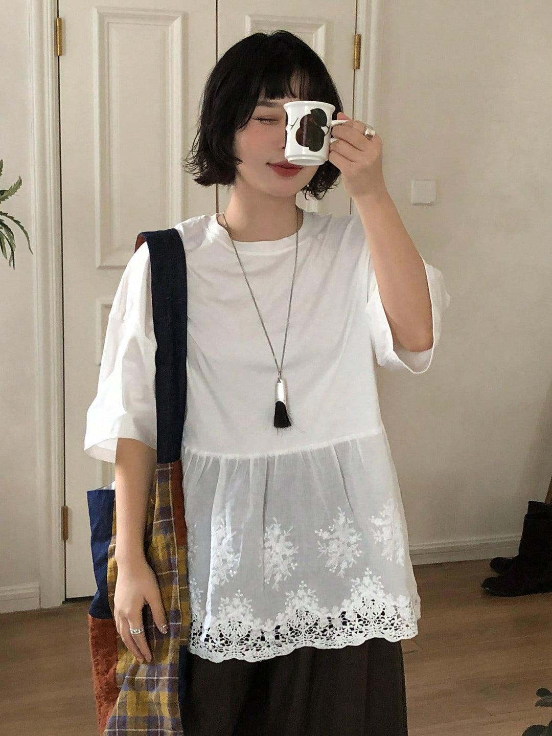 Tricou SHEIN, alb