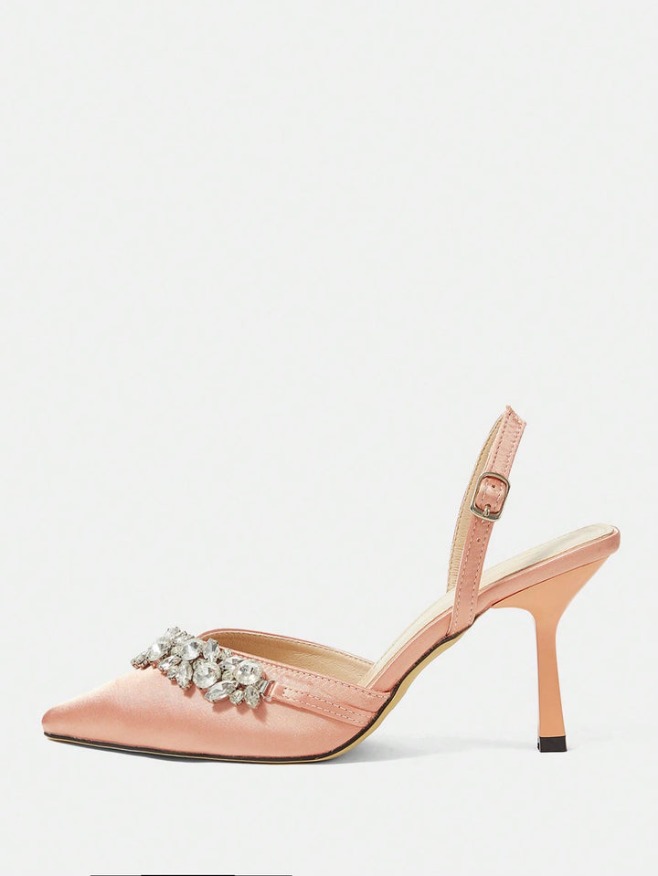 Pantofi cu toc SHEIN, roz