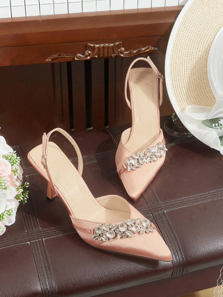 Pantofi cu toc SHEIN, roz