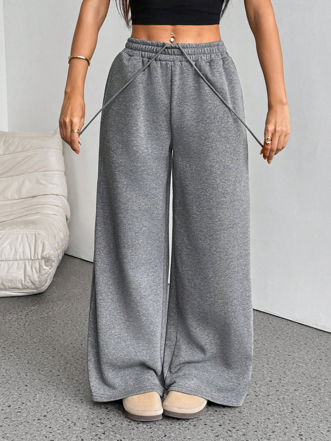 Pantaloni SHEIN, gri