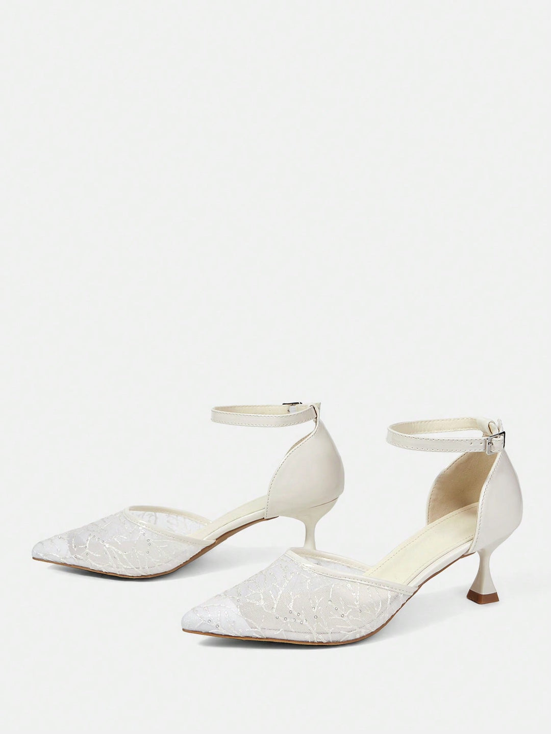 Pantofi cu toc SHEIN, bej
