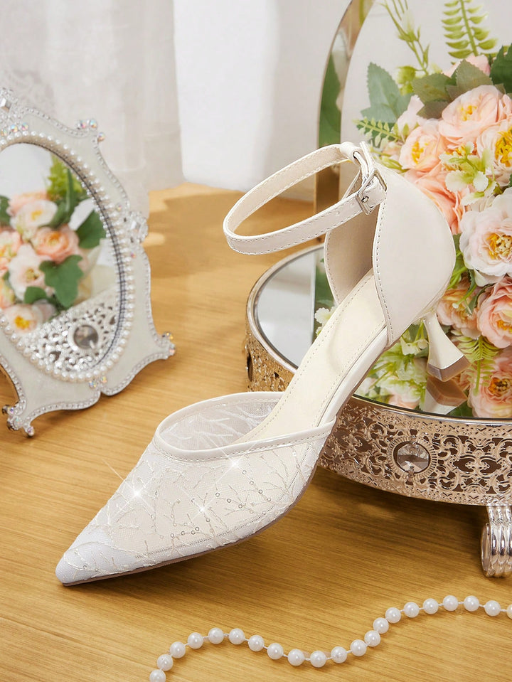 Pantofi cu toc SHEIN, bej