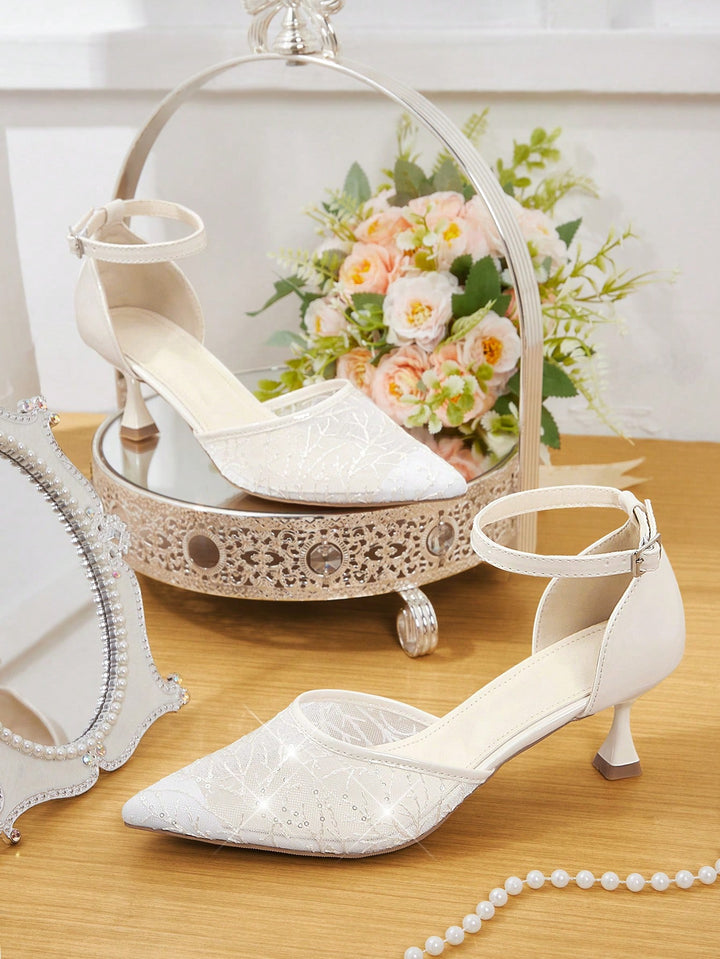 Pantofi cu toc SHEIN, bej