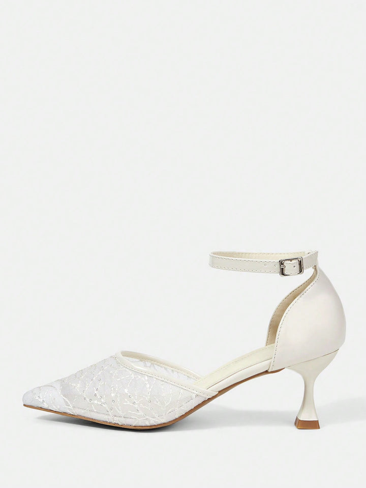 Pantofi cu toc SHEIN, bej