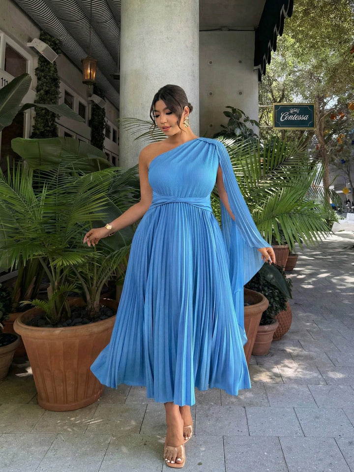 Rochie maxi SHEIN, albastru