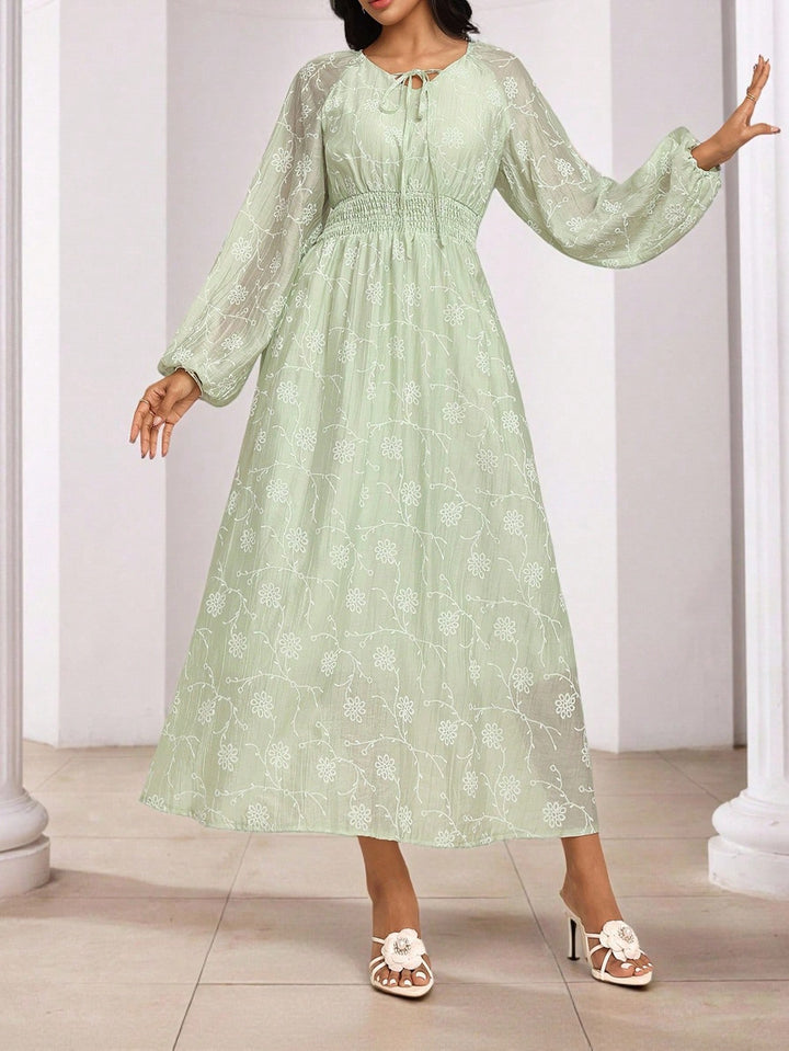 Rochie midi SHEIN, verde