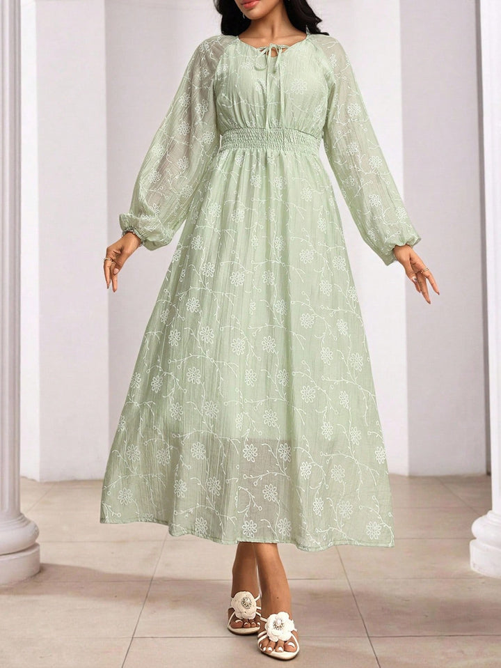 Rochie midi SHEIN, verde