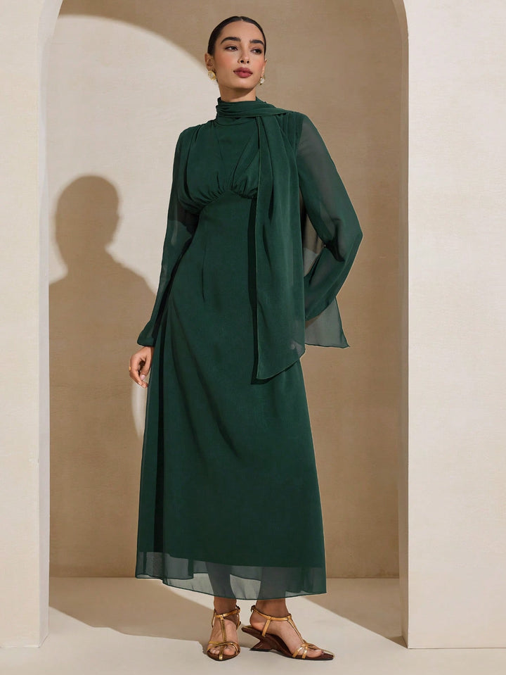 Rochie maxi SHEIN, verde