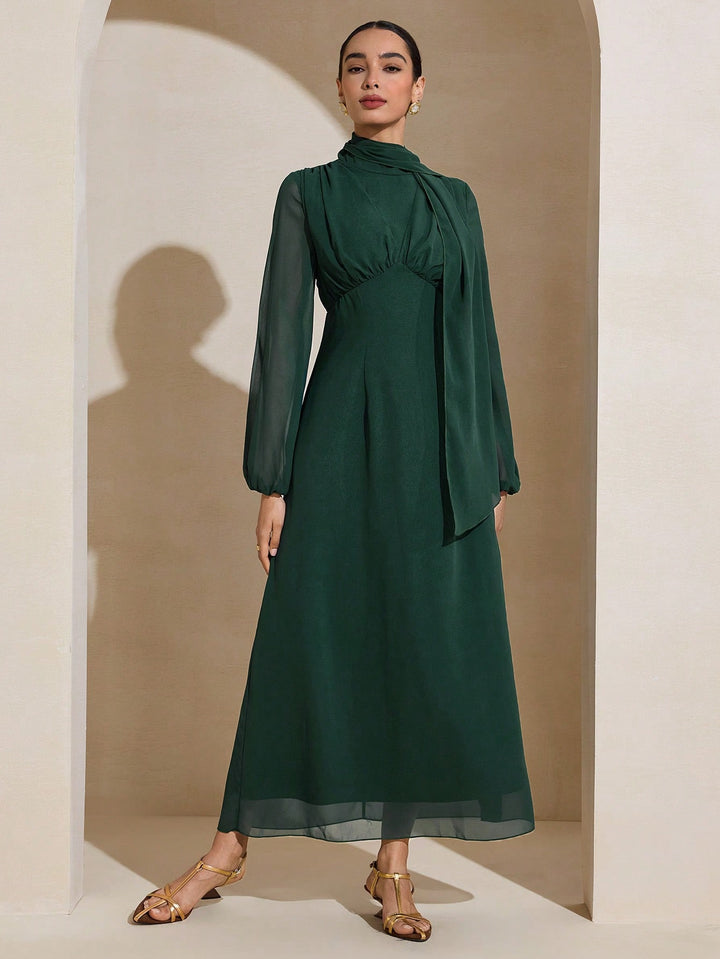 Rochie maxi SHEIN, verde