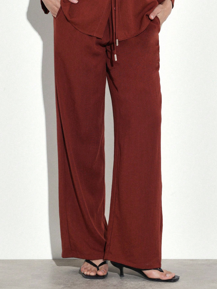 Pantaloni SHEIN, vișiniu