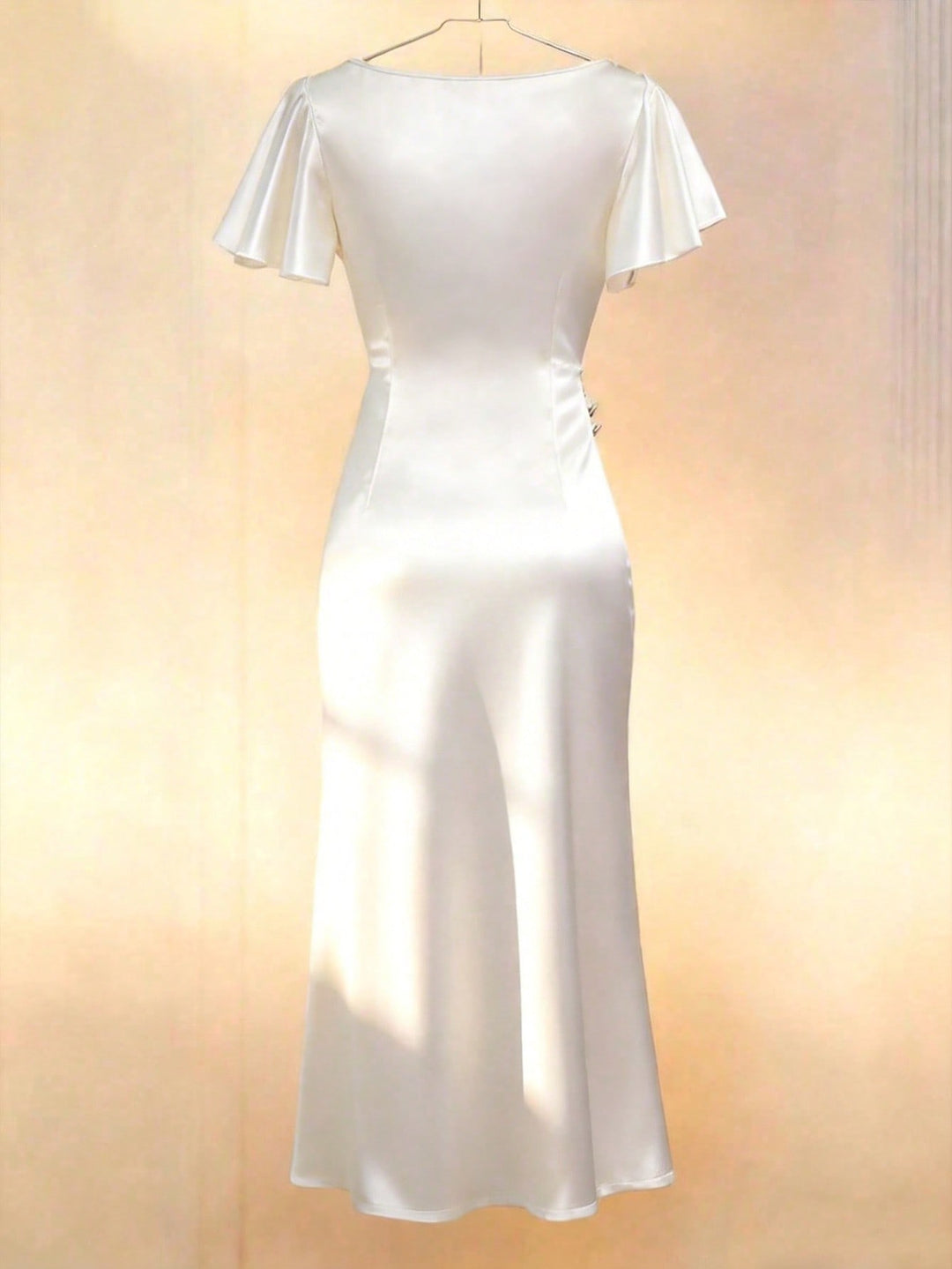 Rochie maxi SHEIN, alb