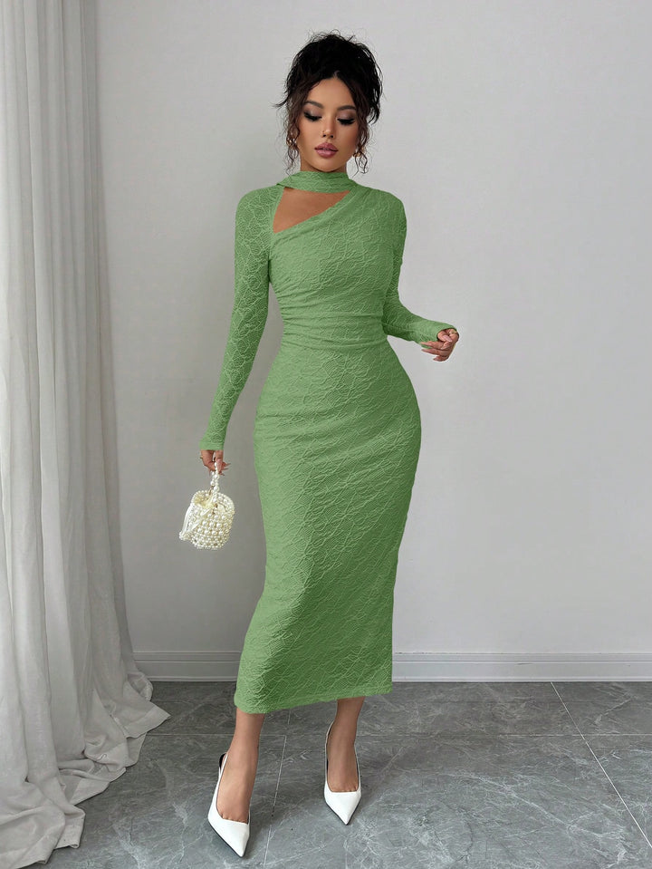 Rochie maxi SHEIN, verde