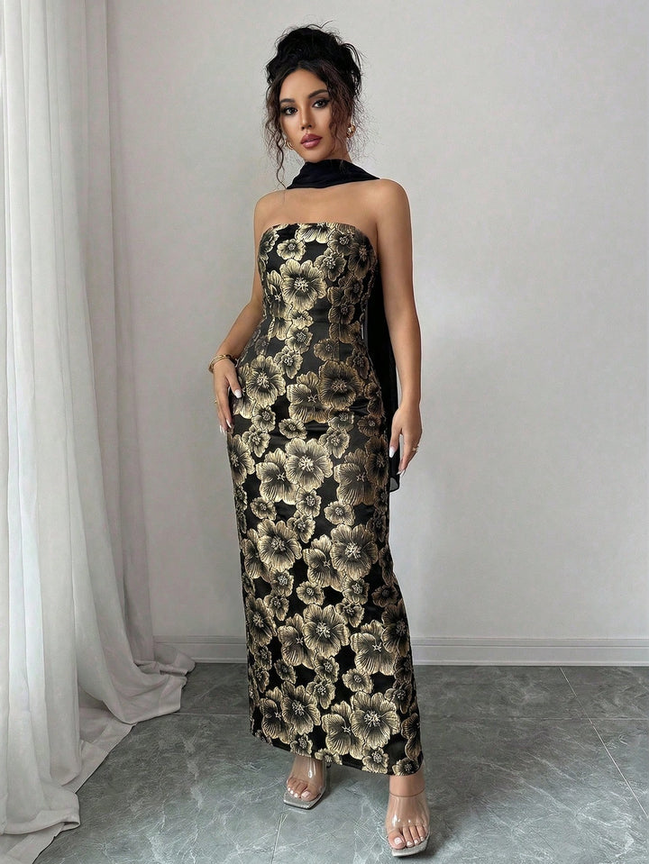 Rochie midi SHEIN, negru