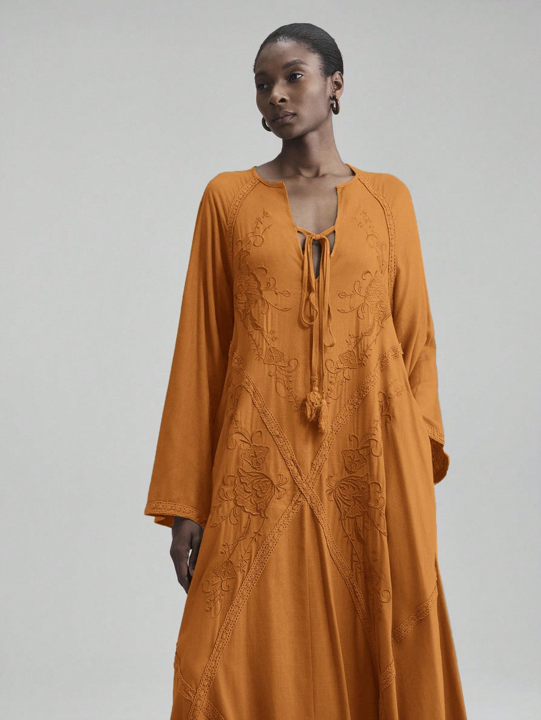 Rochie maxi SHEIN, maro