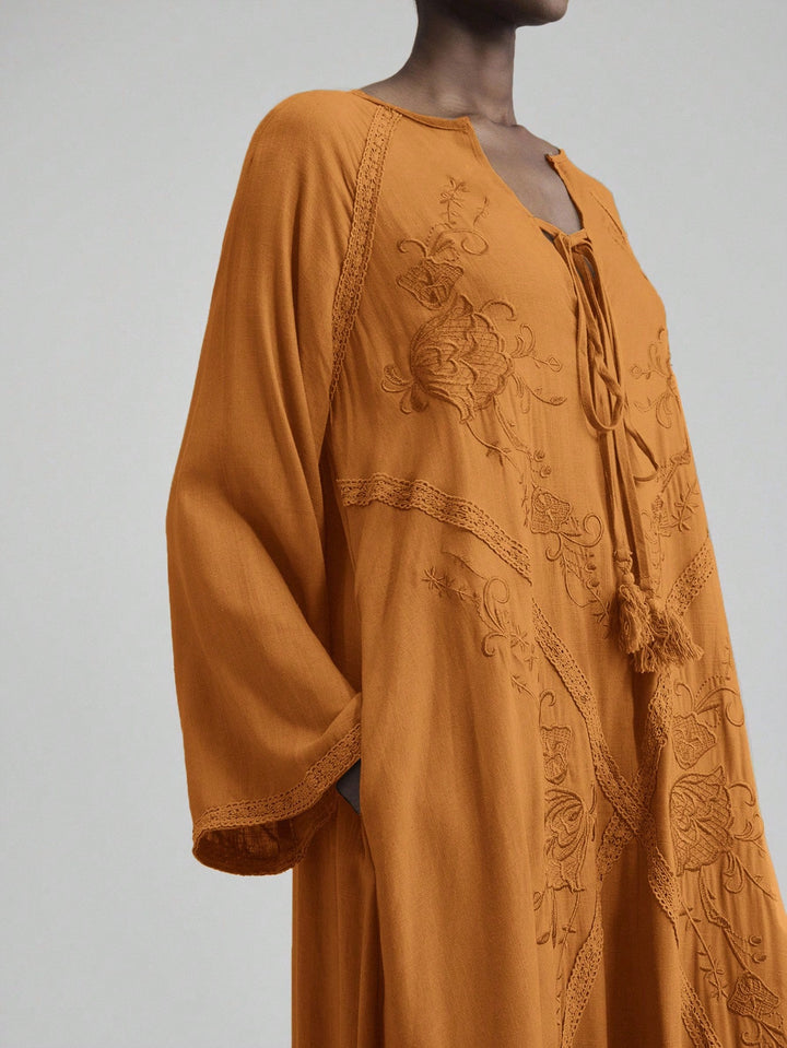 Rochie maxi SHEIN, maro