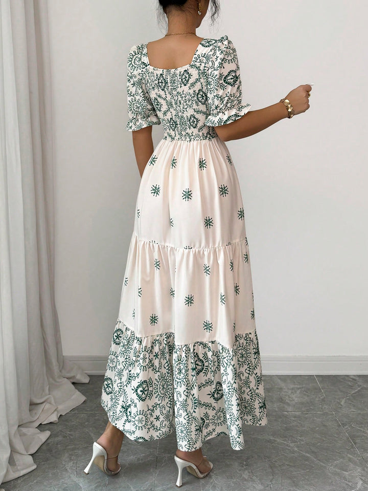 Rochie maxi SHEIN, mix culori