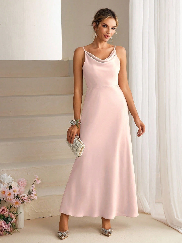 Rochie maxi SHEIN, roz