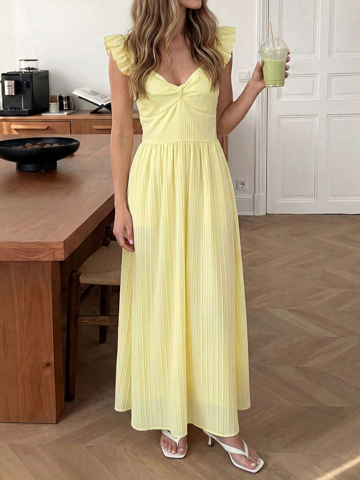 Rochie midi SHEIN, galben
