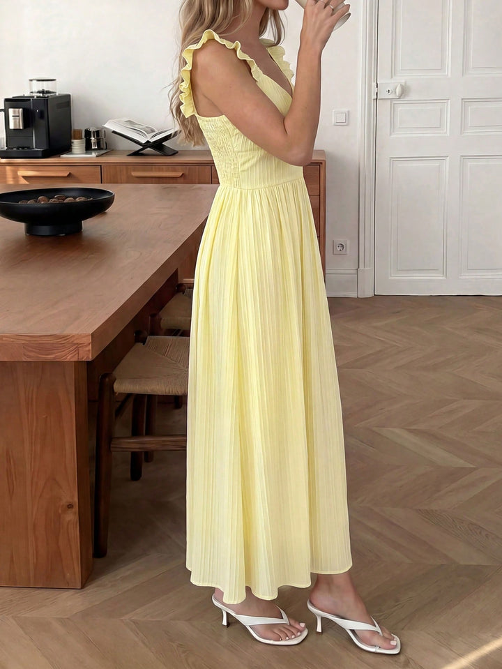 Rochie midi SHEIN, galben