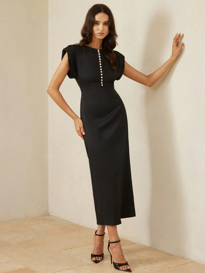 Rochie maxi SHEIN, negru