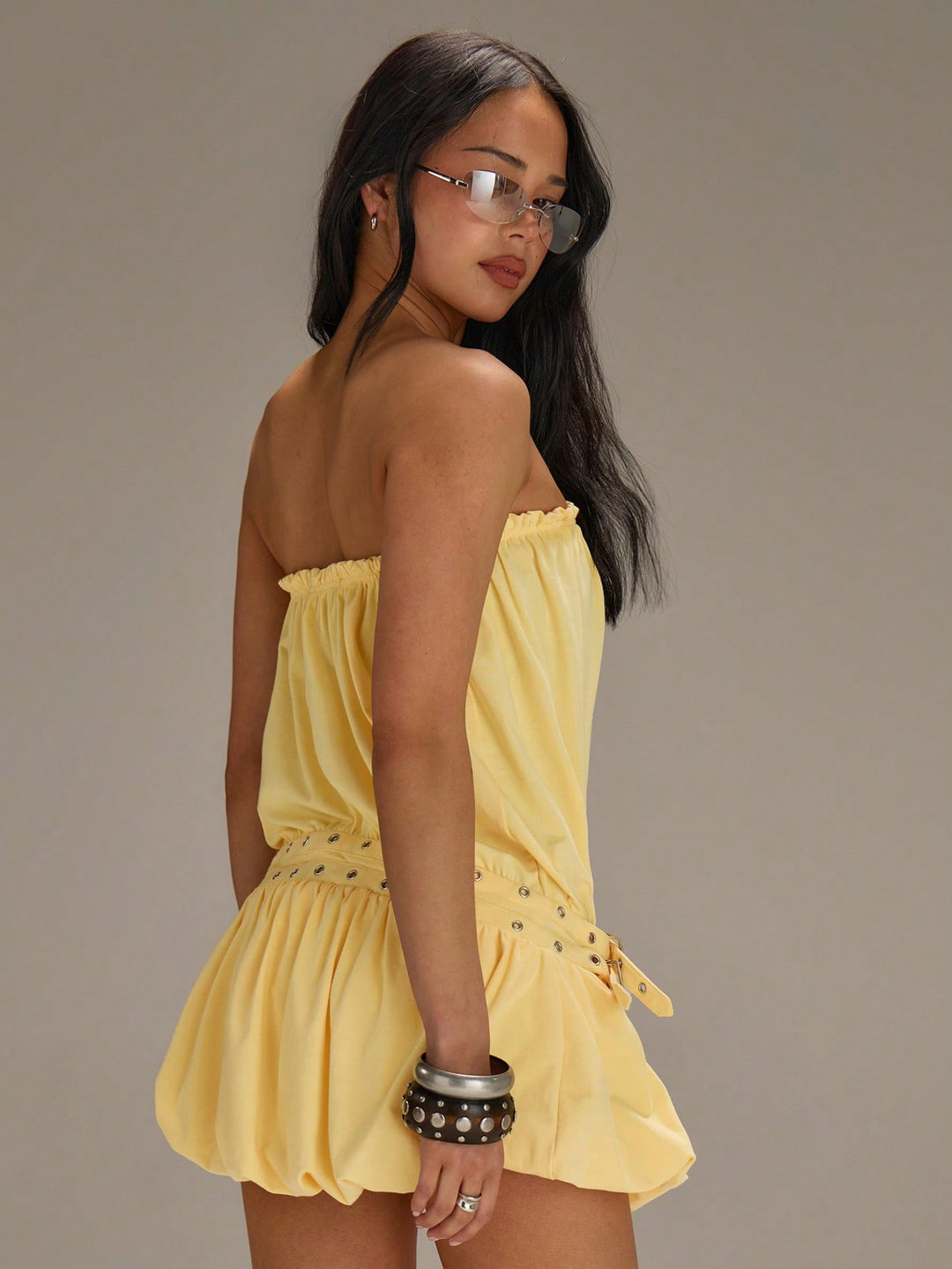 Rochie mini SHEIN, galben
