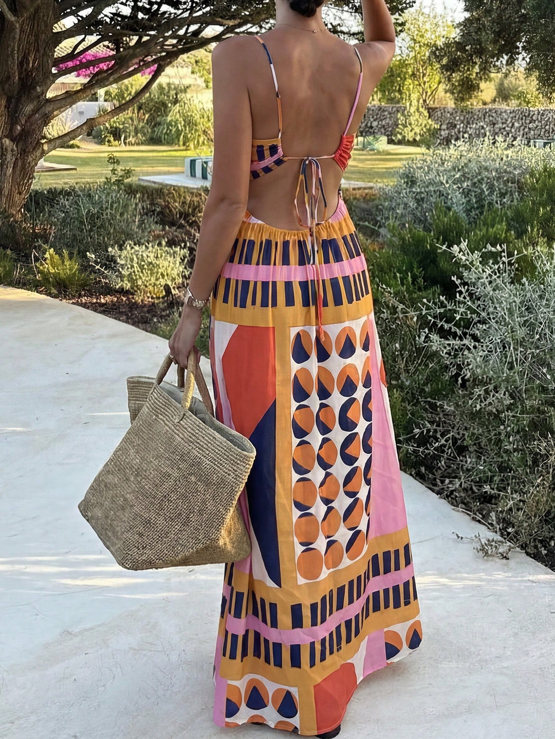 Rochie maxi SHEIN, mix culori