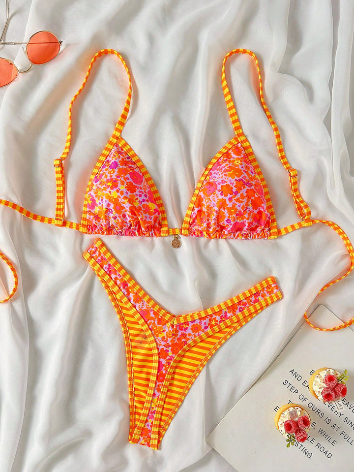 Set bikini SHEIN, mix culori