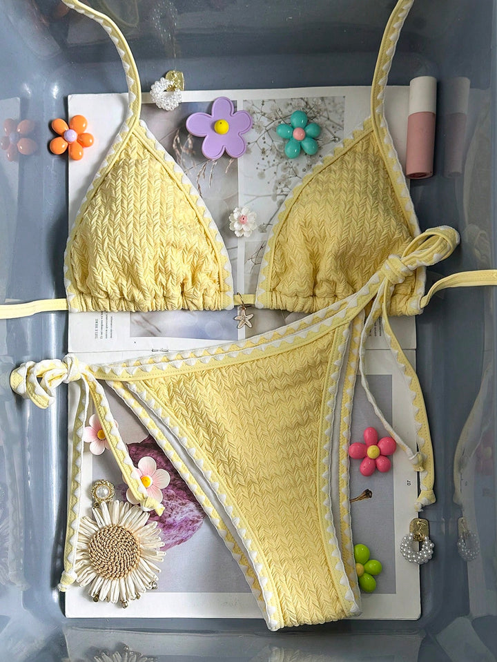 Set bikini SHEIN, galben