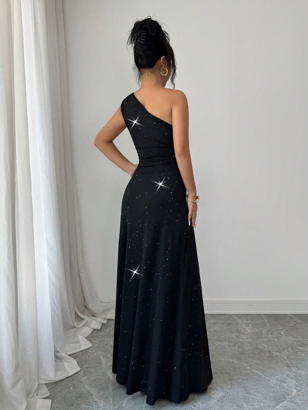Rochie maxi SHEIN, negru