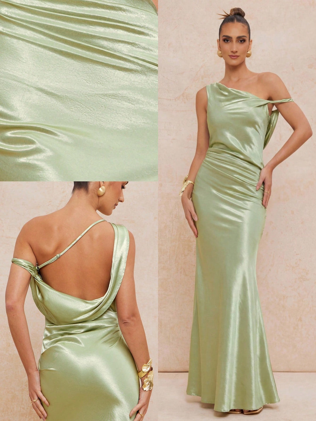 Rochie maxi SHEIN, verde