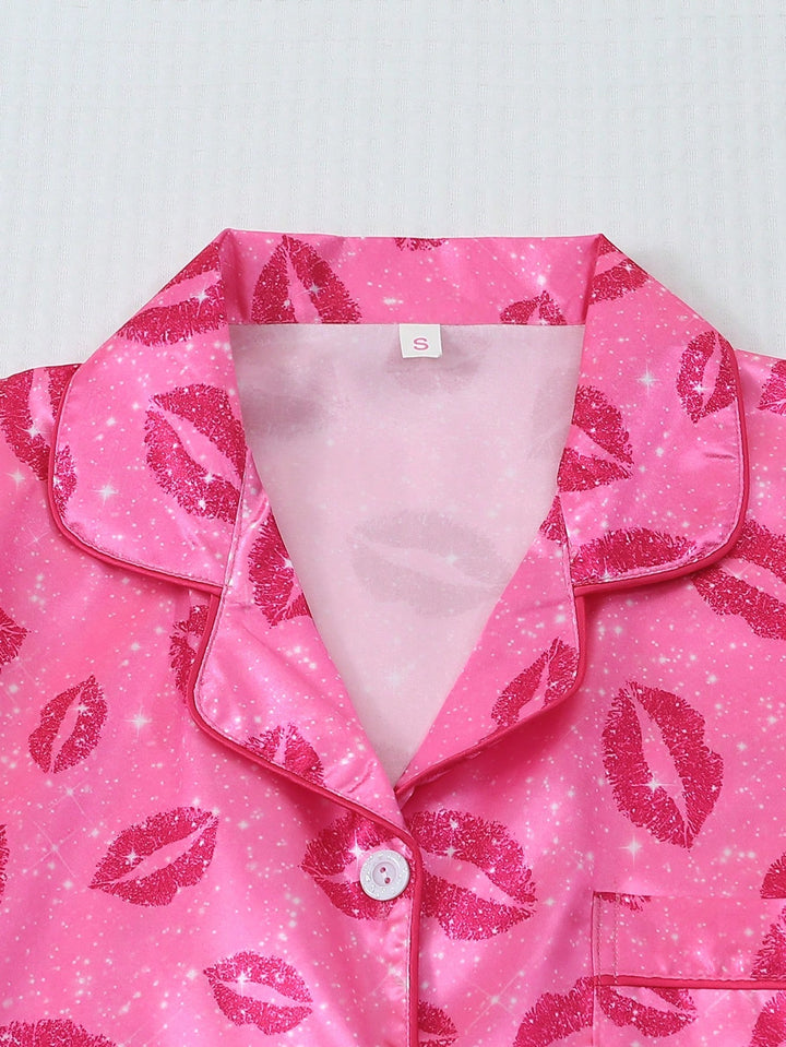 Compleu pijamale SHEIN, roz