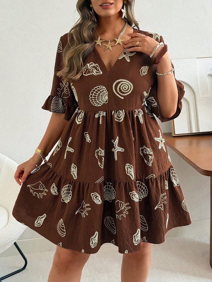 Rochie SHEIN, maro