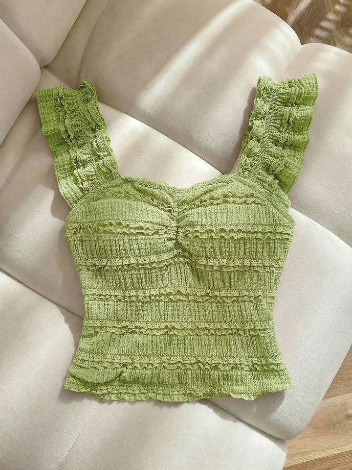Top SHEIN, verde