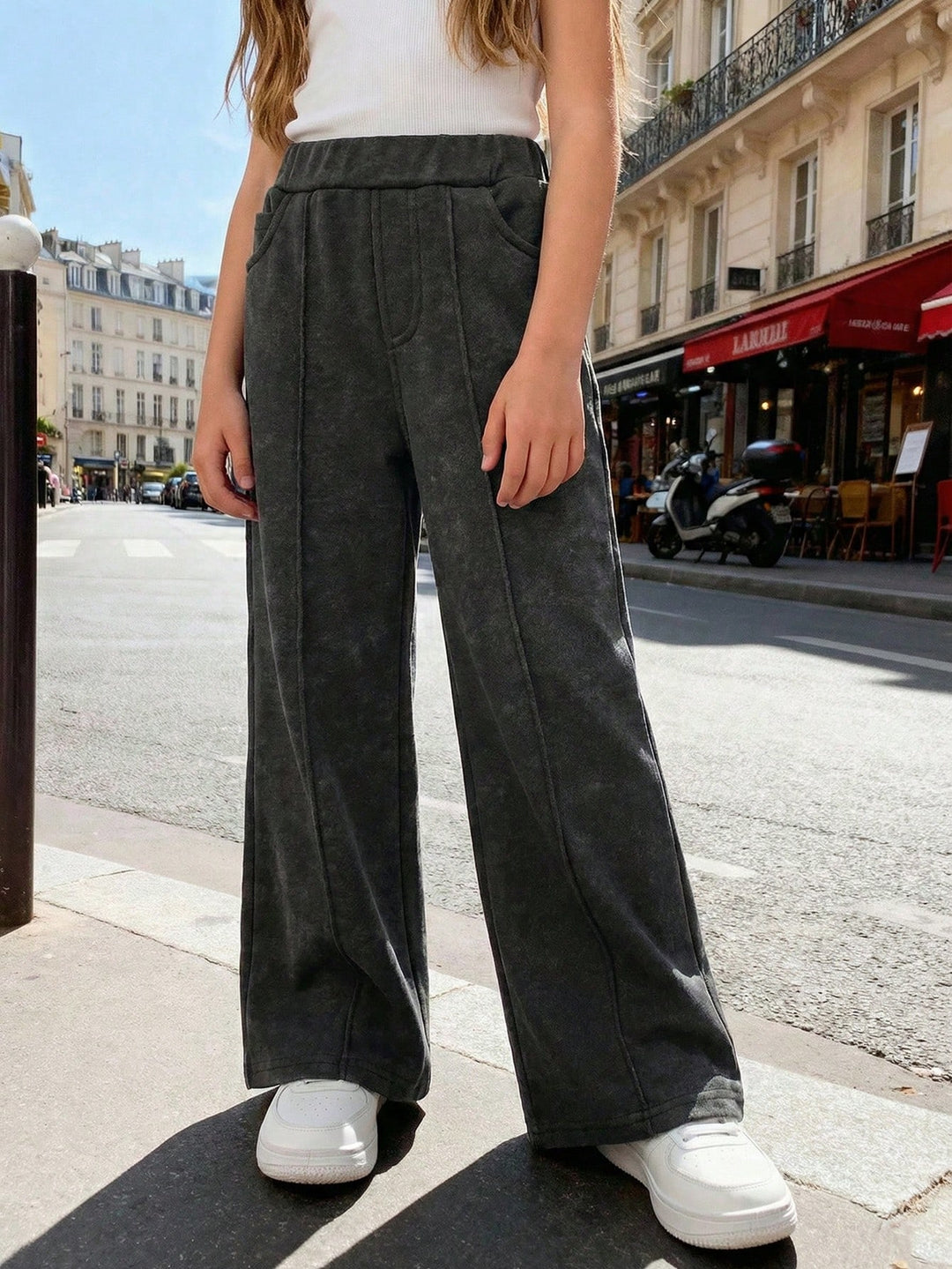 Pantaloni SHEIN, negru