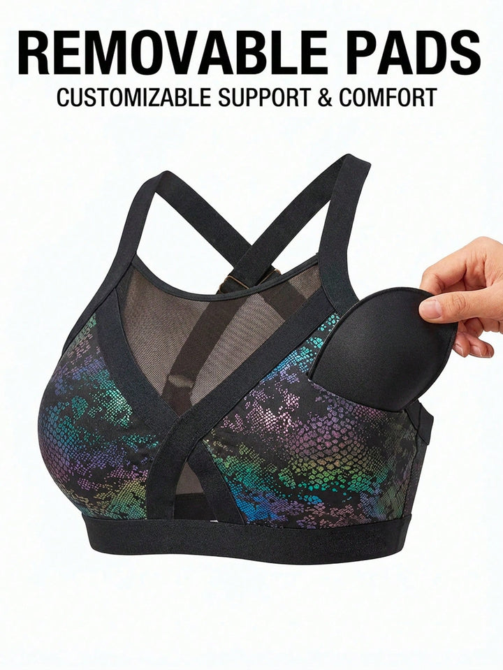 Bustieră sport SHEIN, negru