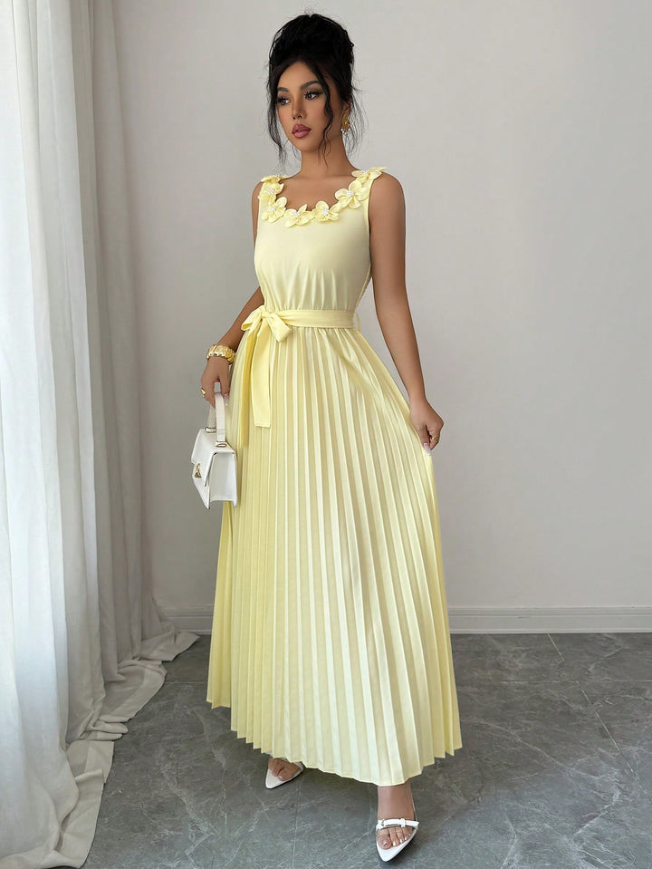 Rochie maxi SHEIN, galben