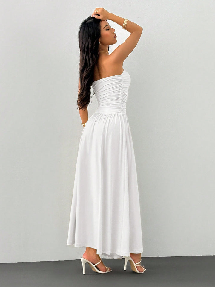 Rochie maxi SHEIN, alb