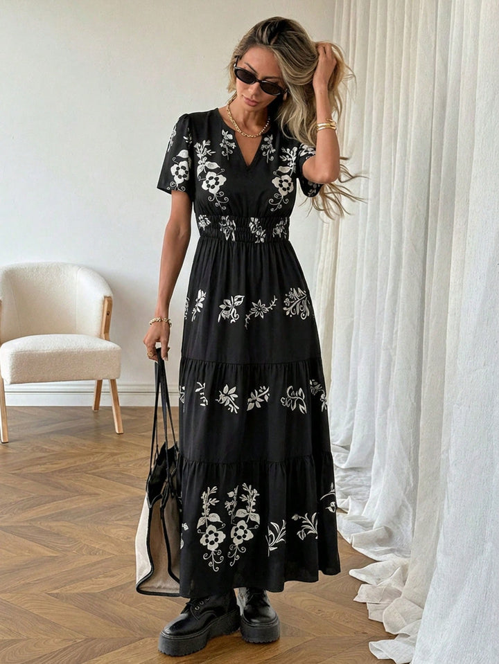 Rochie midi SHEIN, mix culori