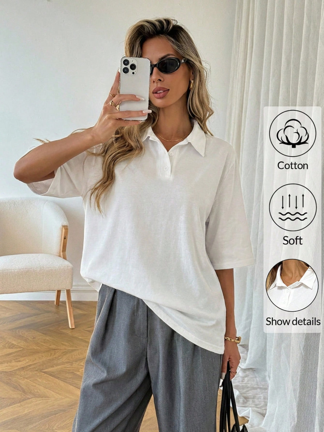 Tricou SHEIN, alb