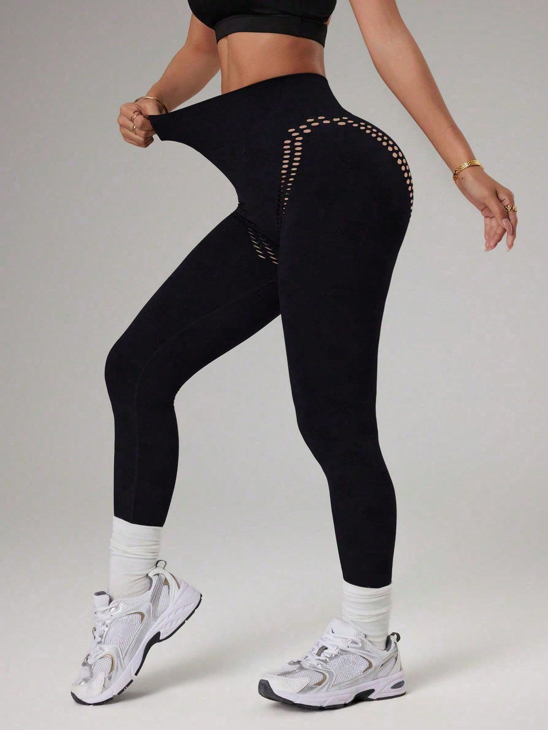 Pantaloni SHEIN, negru