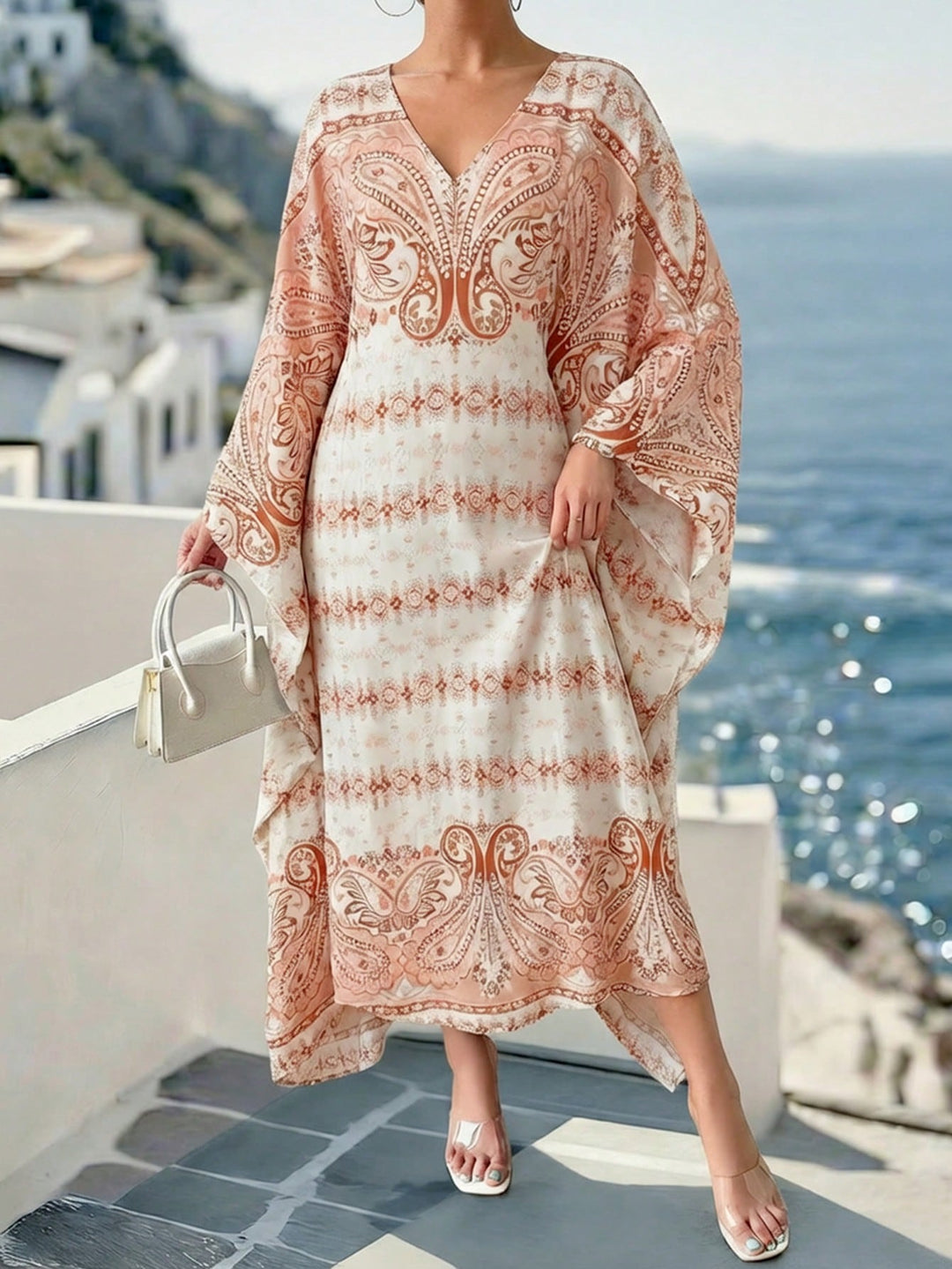 Rochie maxi SHEIN, mix culori