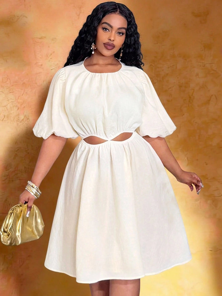 Rochie mini SHEIN, crem
