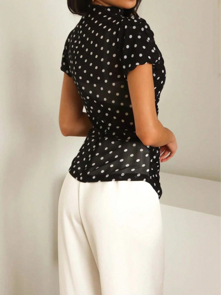 Top SHEIN, negru