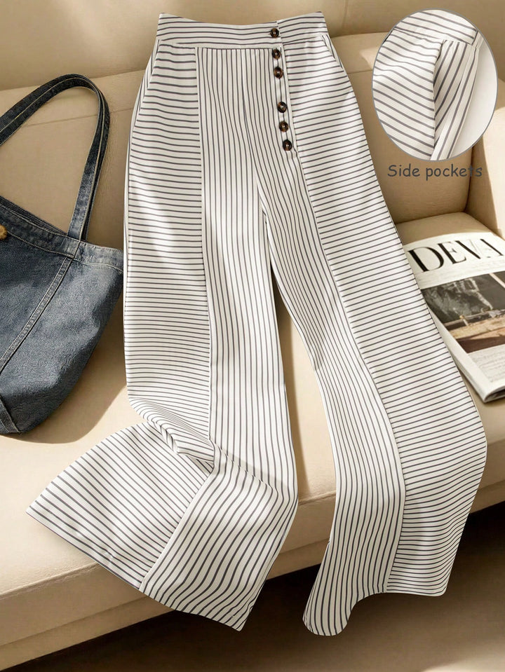 Pantaloni SHEIN, alb